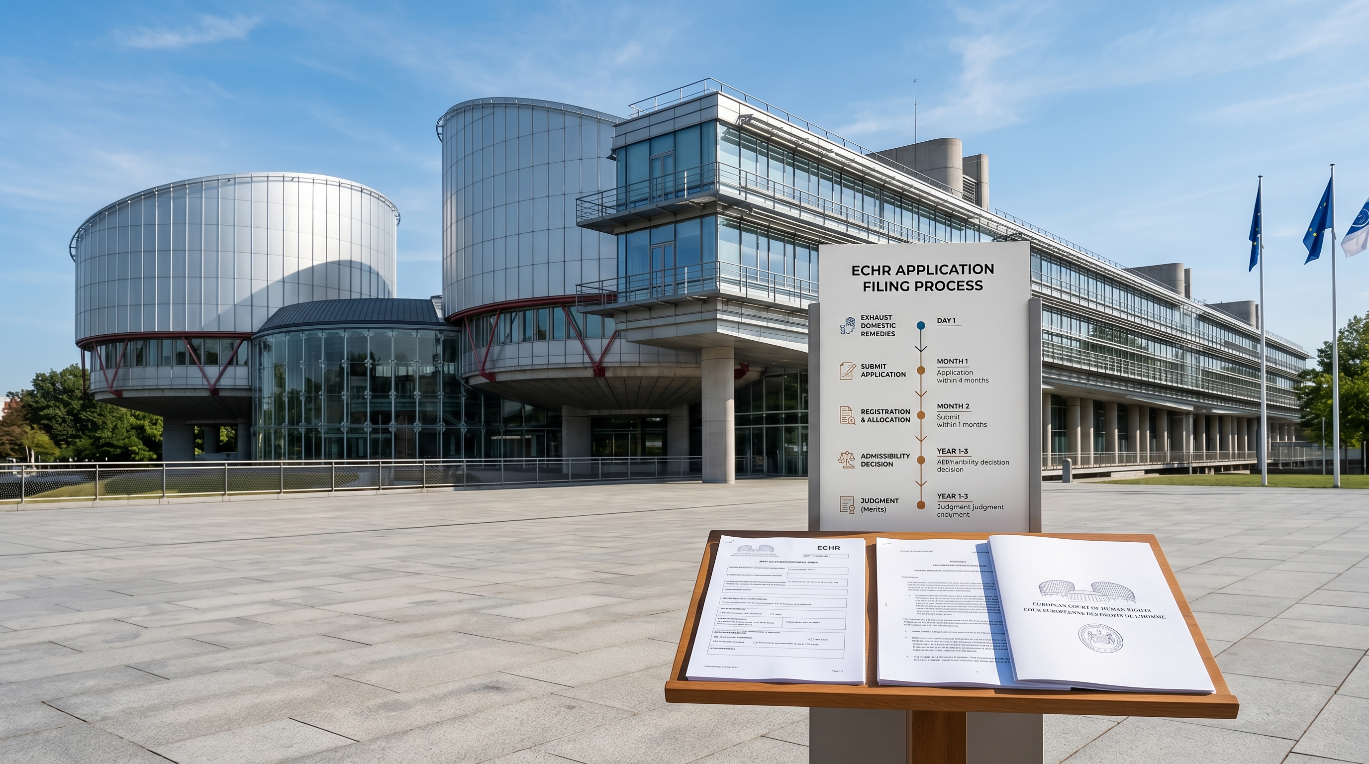 How to apply to the ECHR step by step